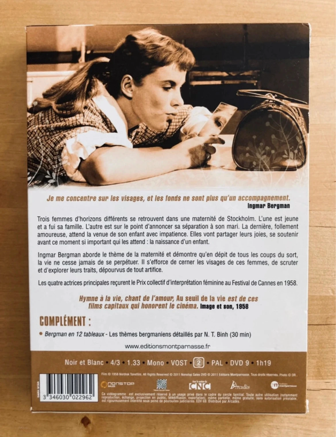 DVD No Limiar da Vida de Ingmar Bergman. – photo 2